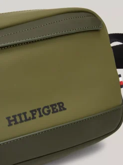 Torebki Na Pasku*Tommy Hilfiger Mała Torba Z Logo Hilfiger Monotype UTILITY OLIVE