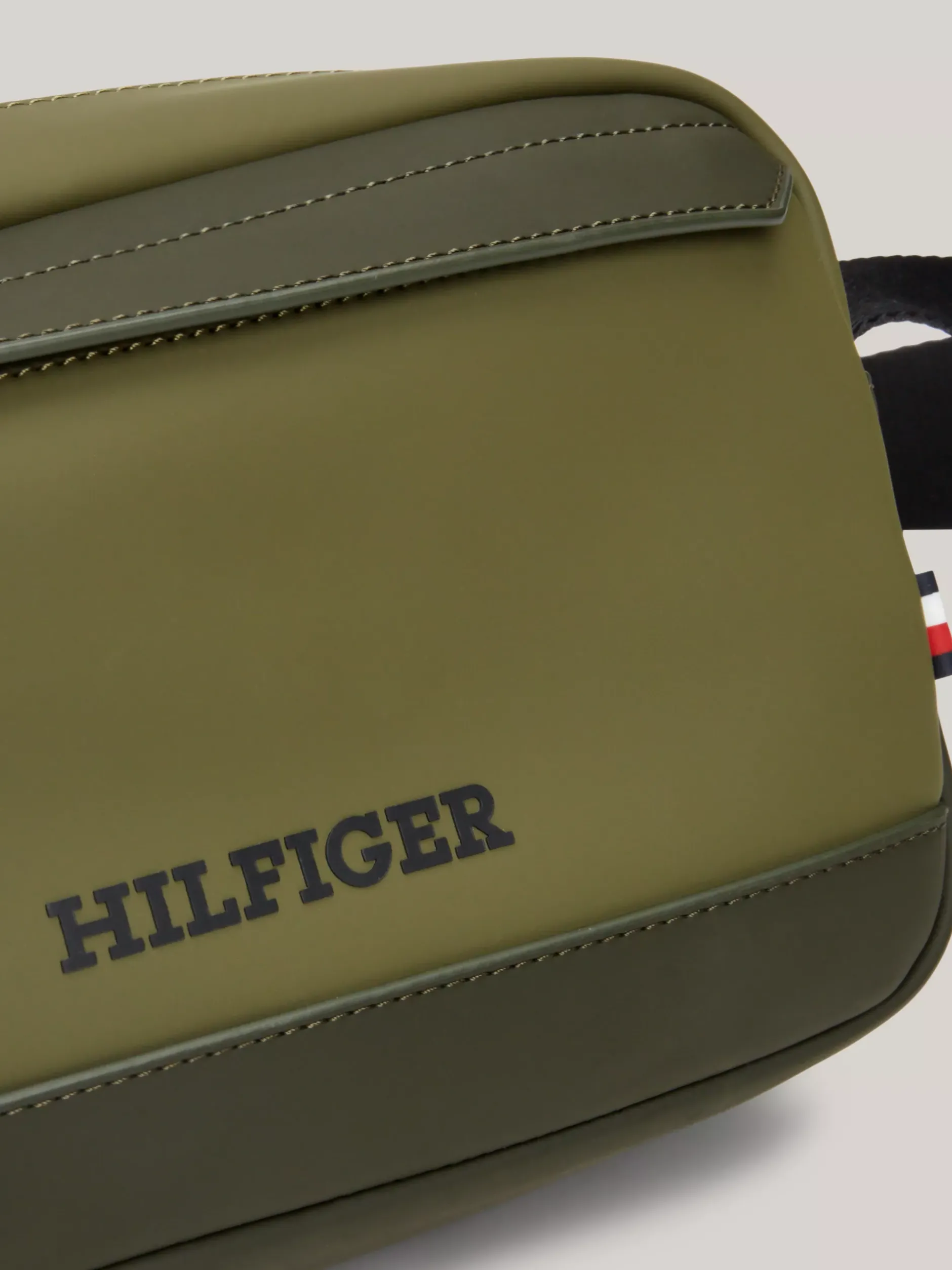 Torebki Na Pasku*Tommy Hilfiger Mała Torba Z Logo Hilfiger Monotype UTILITY OLIVE