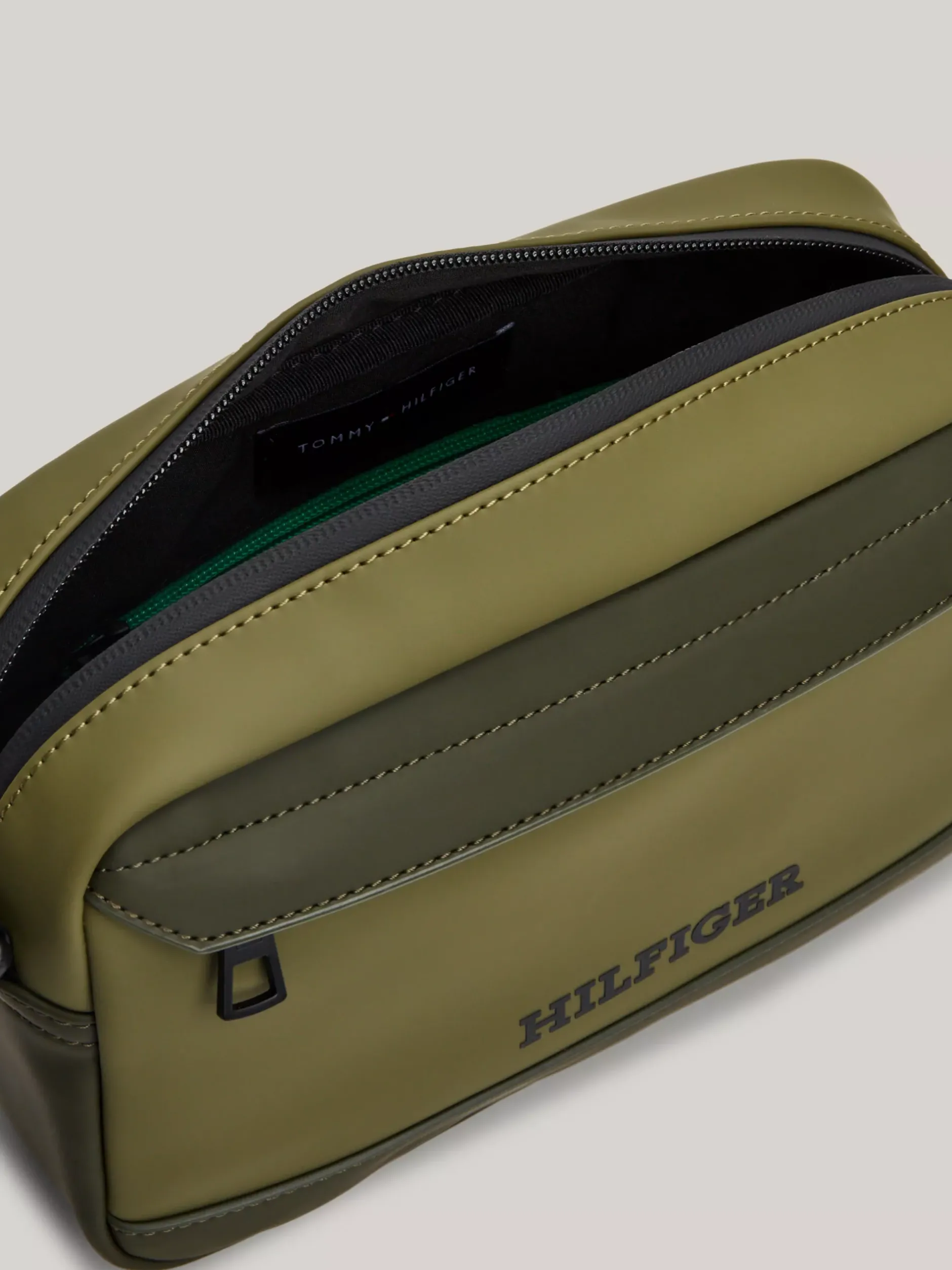 Torebki Na Pasku*Tommy Hilfiger Mała Torba Z Logo Hilfiger Monotype UTILITY OLIVE
