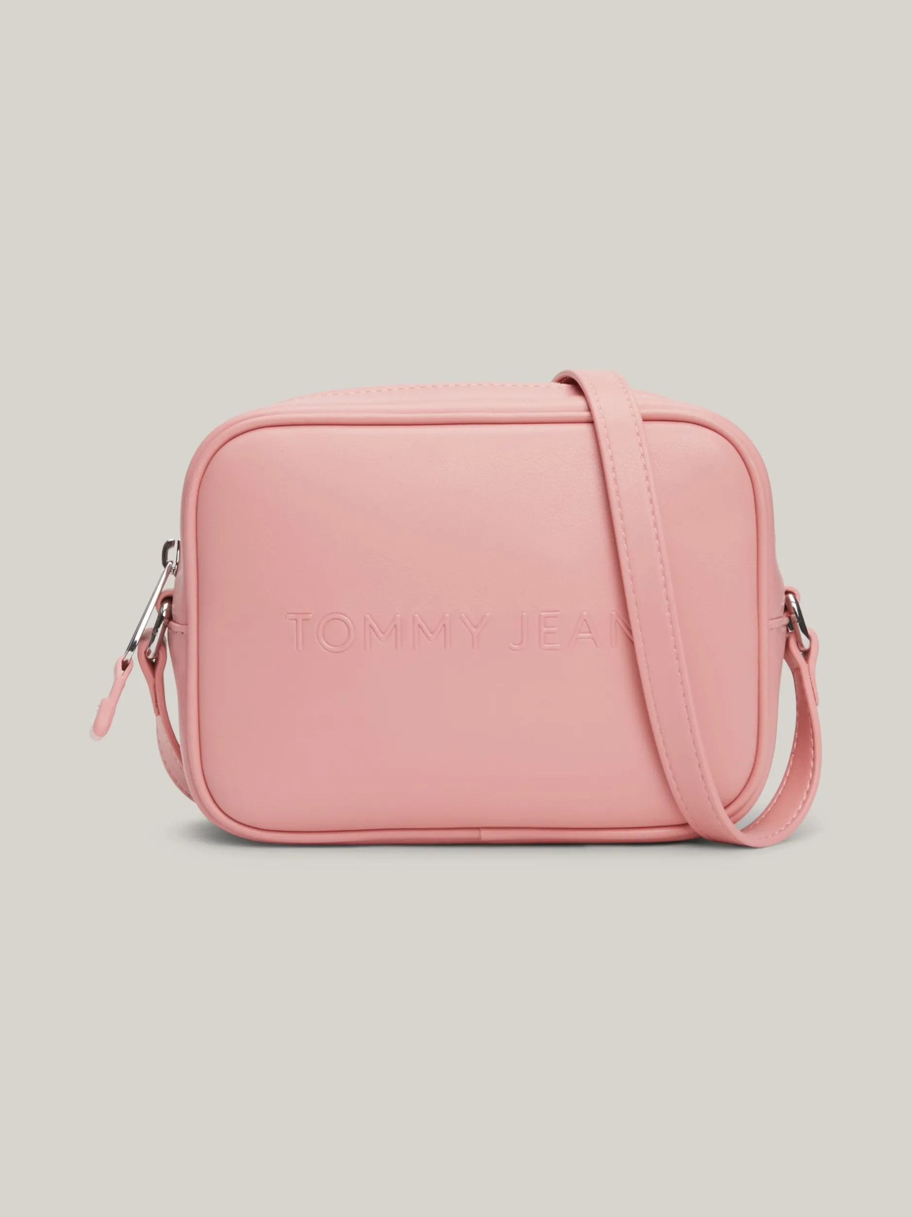 Torebki Na Pasku*Tommy Hilfiger Mała Torebka Essential Z Wytłoczonym Logo CHALKY PINK