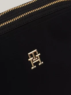 Torebki Na Pasku*Tommy Hilfiger Mała Torebka TH Monogram BLACK