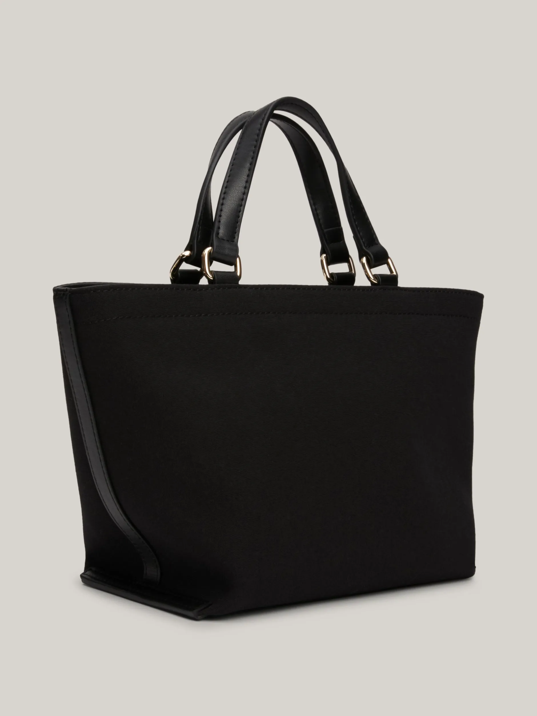 Torebki Tote*Tommy Hilfiger Mała Torebka Typu Tote Z Kieszenią BLACK