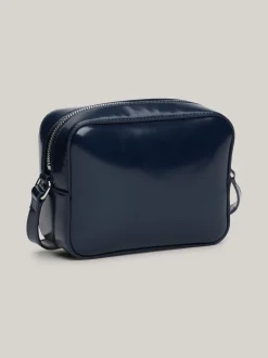 Torebki Na Pasku*Tommy Hilfiger Mała Torebka Z Logo Essential DARK NIGHT NAVY