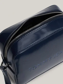 Torebki Na Pasku*Tommy Hilfiger Mała Torebka Z Logo Essential DARK NIGHT NAVY