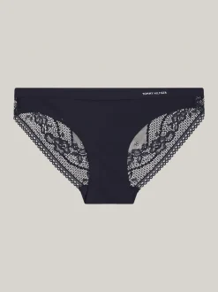 Figi|Bielizna*Tommy Hilfiger Majtki Z Koronką I Logo DESERT SKY