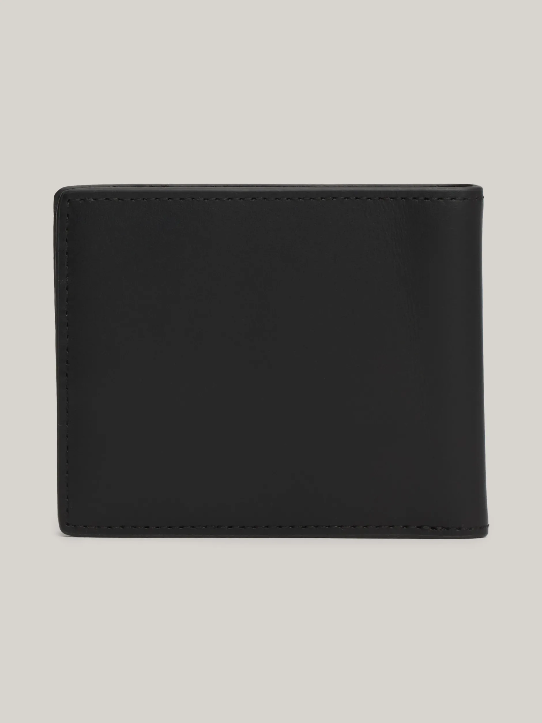 Portfele & Breloczki Do Kluczy*Tommy Hilfiger Mały Portfel Skórzany Corporate Na Karty BLACK