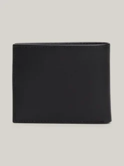 Portfele & Breloczki Do Kluczy*Tommy Hilfiger Mały Portfel Z Ozdobnym Wytłoczeniem BLACK
