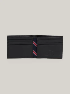 Portfele & Breloczki Do Kluczy*Tommy Hilfiger Mały Portfel Z Ozdobnym Wytłoczeniem BLACK