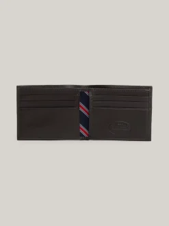 Portfele & Breloczki Do Kluczy*Tommy Hilfiger Mały Portfel Z Ozdobnym Wytłoczeniem BROWN