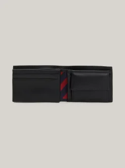 Portfele & Breloczki Do Kluczy*Tommy Hilfiger Mały Skórzany Portfel BLACK