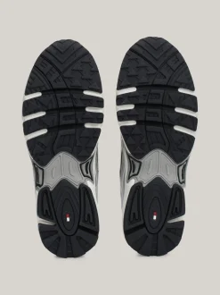 Sneakersy*Tommy Hilfiger Metaliczne Buty Do Biegania SILVER