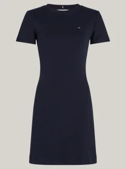 Sukienki*Tommy Hilfiger Minisukienka T-shirtowa O Wąskim Kroju DESERT SKY