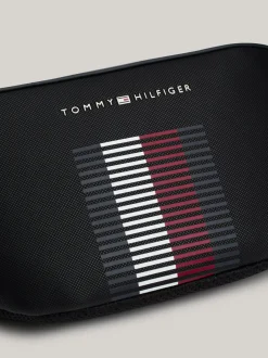 Torebki Na Pasku*Tommy Hilfiger Nerka Z Fakturą Piki BLACK