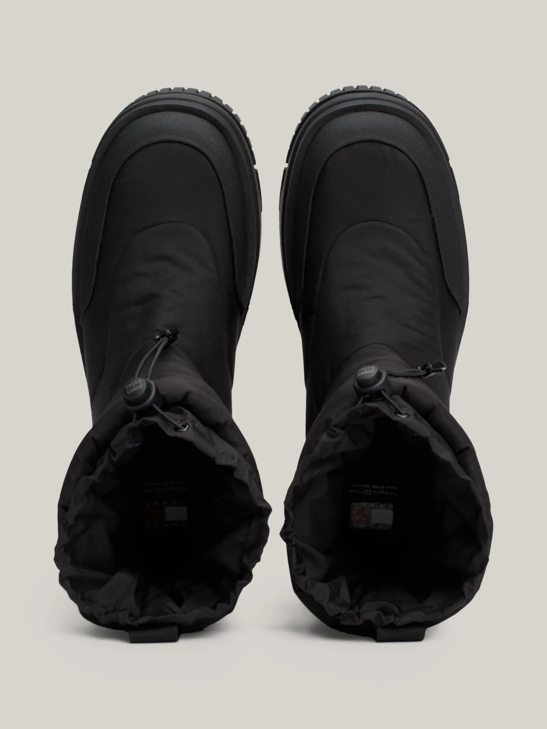 Buty*Tommy Hilfiger Śniegowce Na Grubej Podeszwie Z Logo BLACK