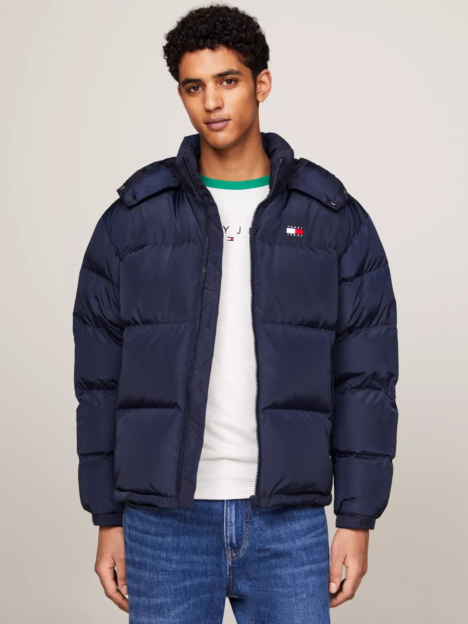 Kurtki & Płaszcze*Tommy Hilfiger Nieprzemakalna Kurtka Alaska DARK NIGHT NAVY