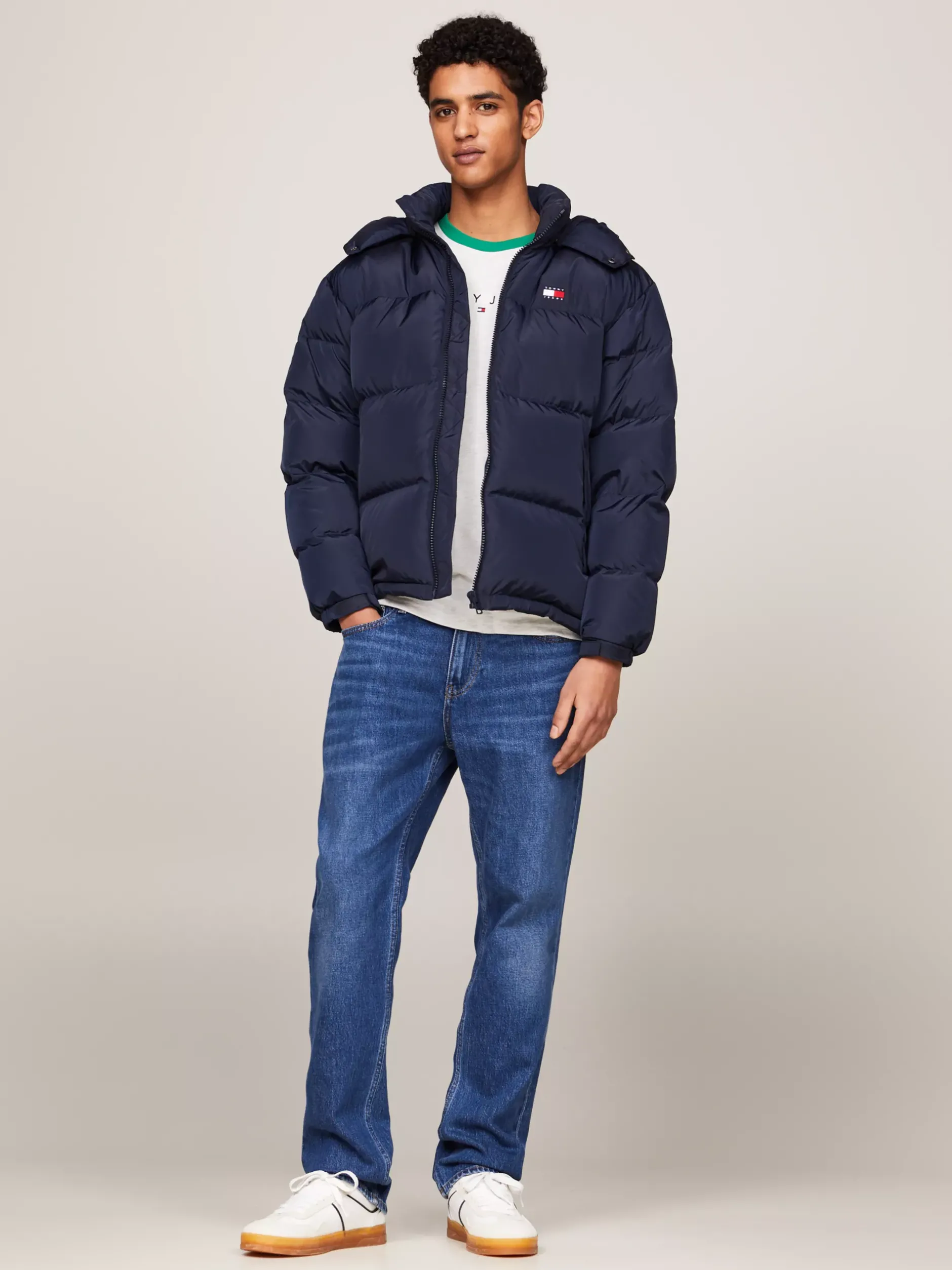 Kurtki & Płaszcze*Tommy Hilfiger Nieprzemakalna Kurtka Alaska DARK NIGHT NAVY