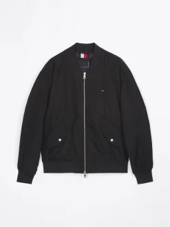 Kurtki & Płaszcze|Bomberki*Tommy Hilfiger Nieprzemakalna Kurtka Bomber Z Termoizolacją BLACK