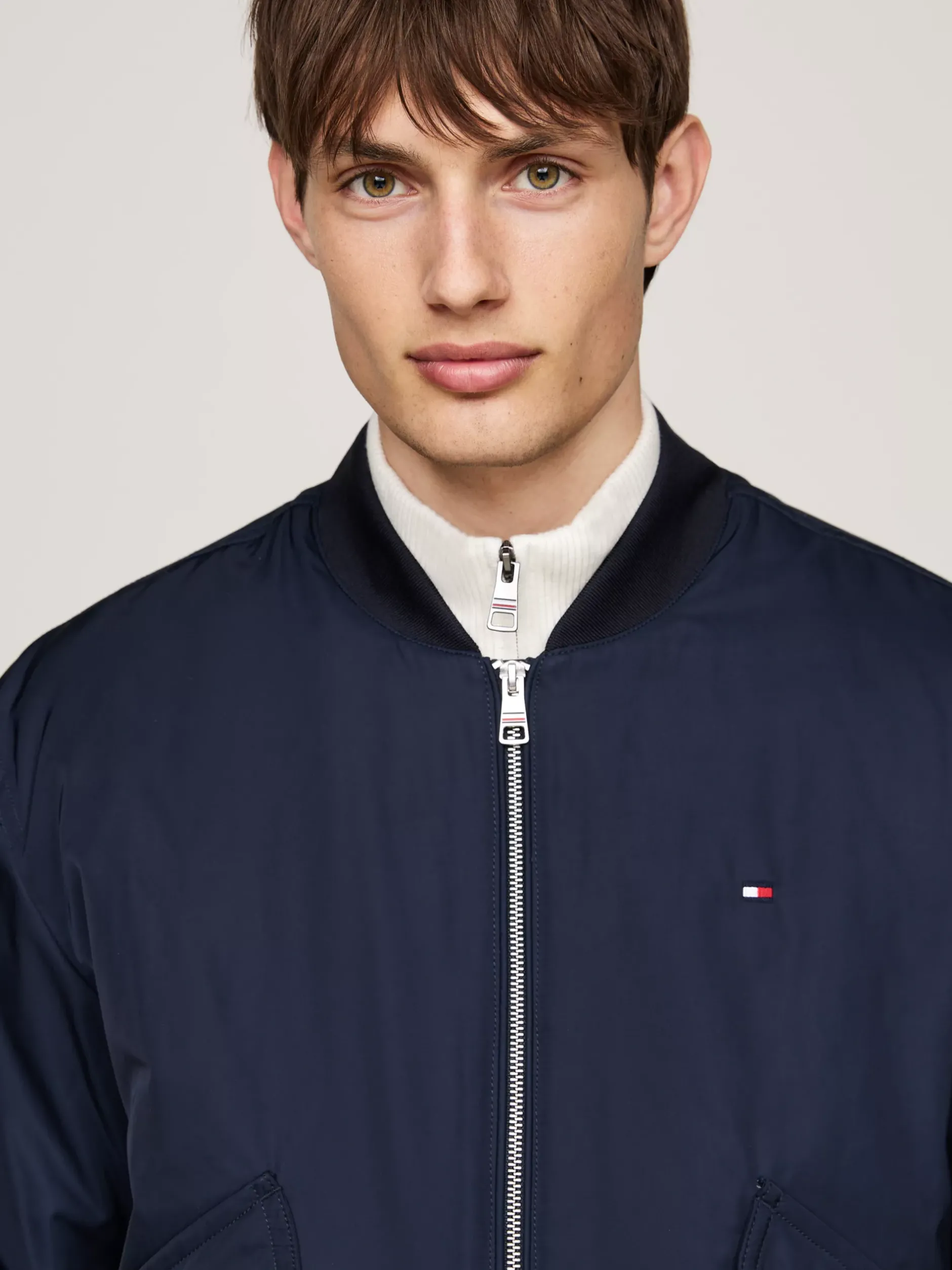 Kurtki & Płaszcze|Bomberki*Tommy Hilfiger Nieprzemakalna Kurtka Bomber Z Termoizolacją DESERT SKY