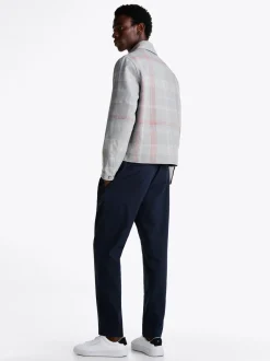 Kurtki & Płaszcze*Tommy Hilfiger Nieprzemakalna Kurtka Koszulowa Na Zamek MEDIUM GREY HEATHER