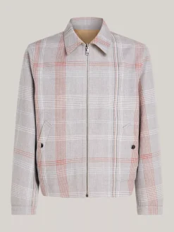 Kurtki & Płaszcze*Tommy Hilfiger Nieprzemakalna Kurtka Koszulowa Na Zamek MEDIUM GREY HEATHER