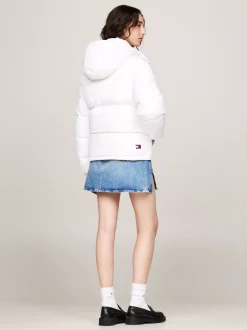 Kurtki & Płaszcze*Tommy Hilfiger Nieprzemakalna Kurtka Puchowa Alaska WHITE