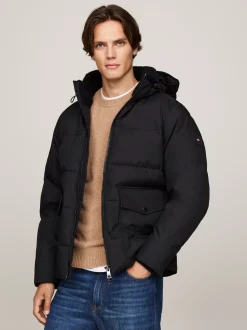 Kurtki & Płaszcze*Tommy Hilfiger Nieprzemakalna Kurtka Rockie Z Ociepleniem BLACK