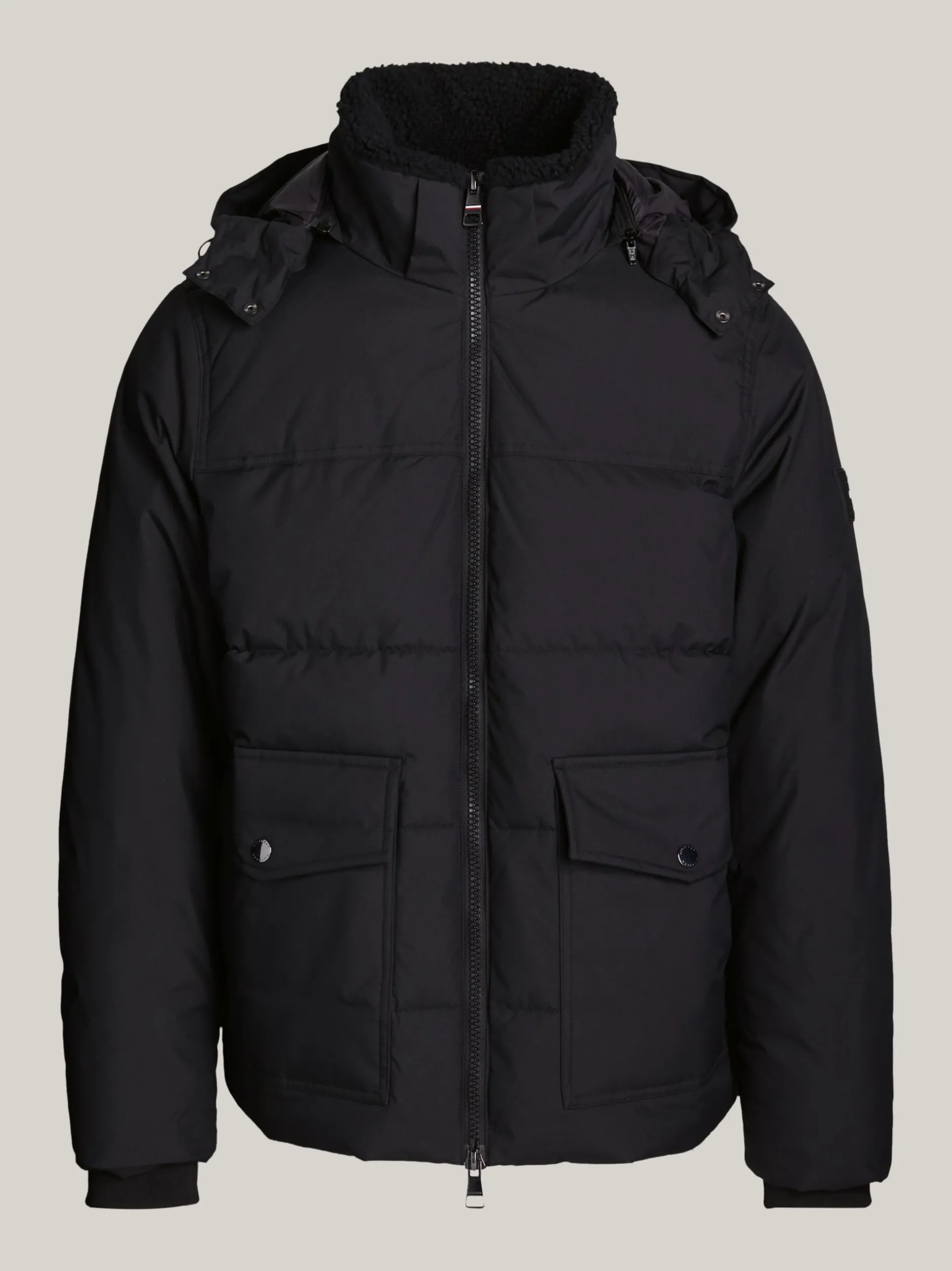 Kurtki & Płaszcze*Tommy Hilfiger Nieprzemakalna Kurtka Rockie Z Ociepleniem BLACK