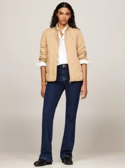 Kurtki & Płaszcze*Tommy Hilfiger Nieprzemakalna Ocieplana Kurtka Bomber CLASSIC KHAKI