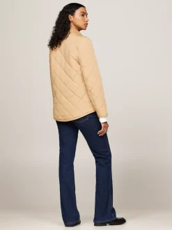 Kurtki & Płaszcze*Tommy Hilfiger Nieprzemakalna Ocieplana Kurtka Bomber CLASSIC KHAKI