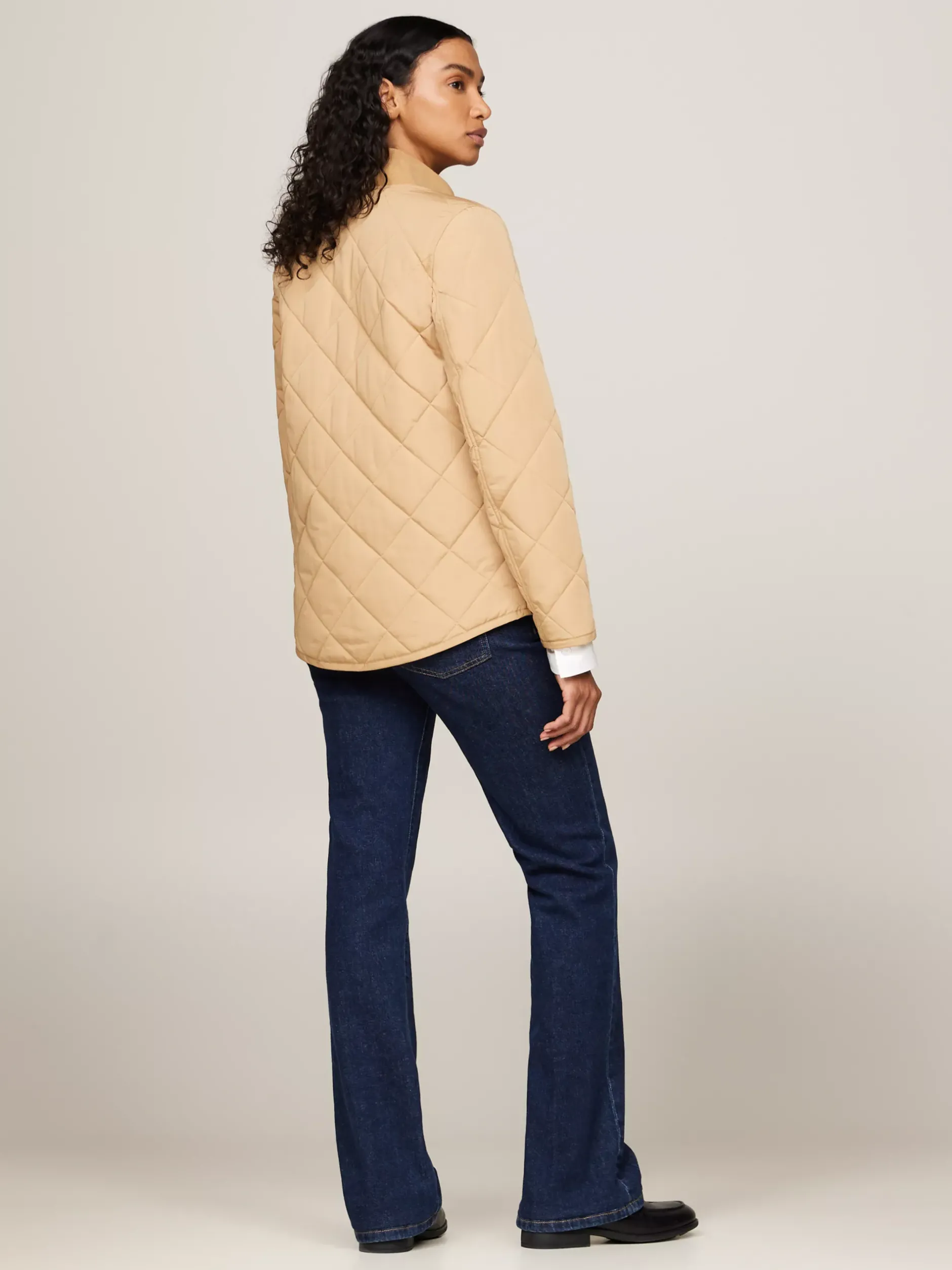 Kurtki & Płaszcze*Tommy Hilfiger Nieprzemakalna Ocieplana Kurtka Bomber CLASSIC KHAKI