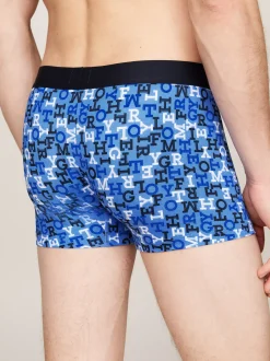 Kąpielówki|Bielizna*Tommy Hilfiger Obcisłe Bokserki TH Original Z Nadrukiem TH SPELL OUT BLUE SPELL