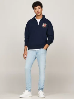 Jeansy*Tommy Hilfiger Obcisłe Jeansy Simon Z Efektem Wyblaknięcia DENIM LIGHT