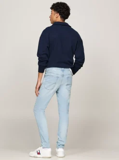 Jeansy*Tommy Hilfiger Obcisłe Jeansy Simon Z Efektem Wyblaknięcia DENIM LIGHT