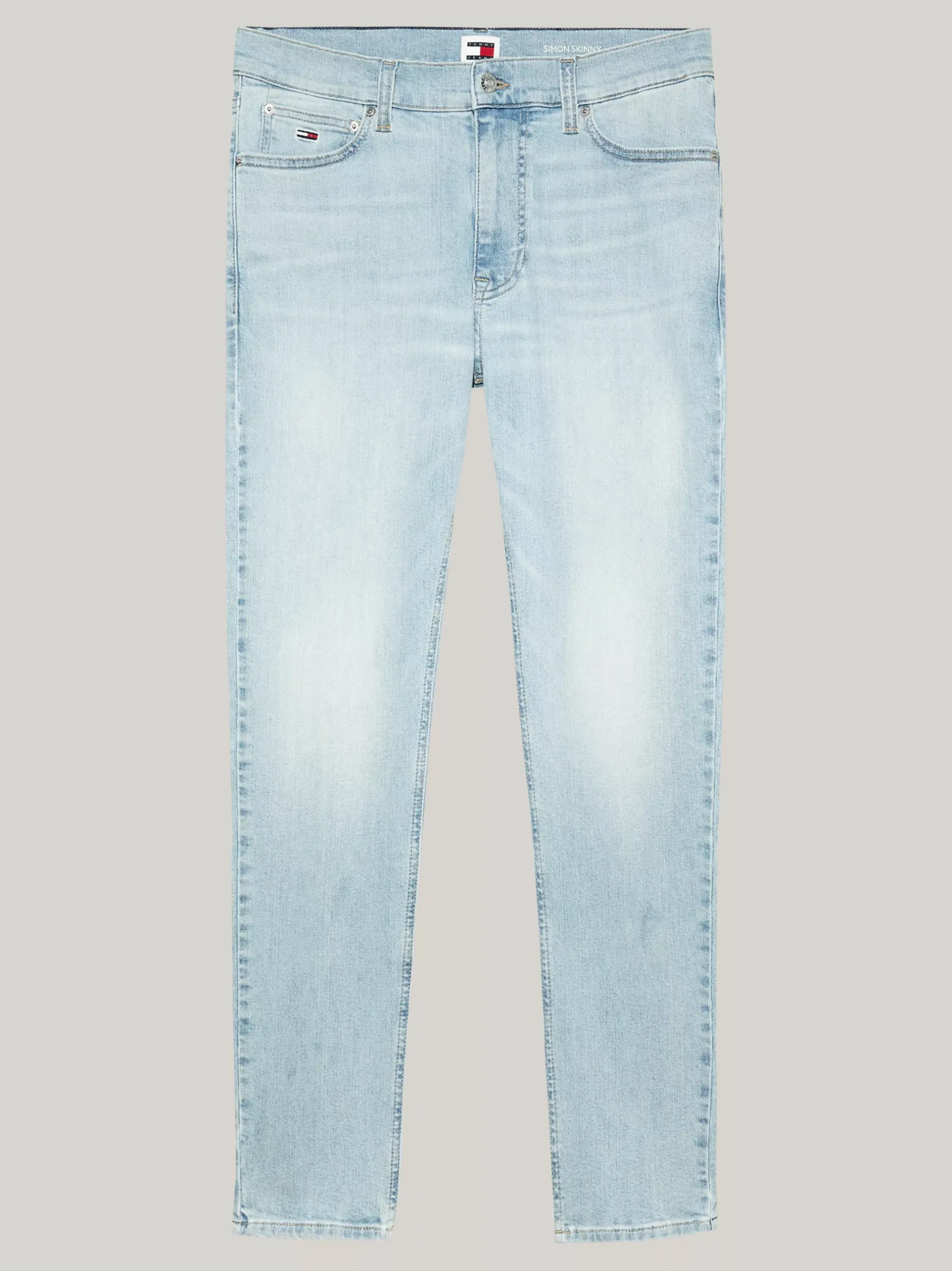 Jeansy*Tommy Hilfiger Obcisłe Jeansy Simon Z Efektem Wyblaknięcia DENIM LIGHT