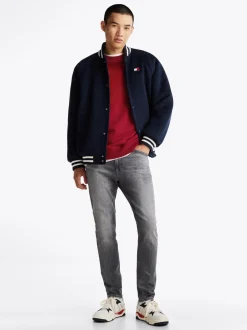 Jeansy*Tommy Hilfiger Obcisłe Jeansy Simon Z Efektem Wyblaknięcia DENIM BLACK