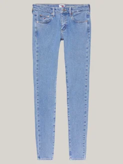 Jeansy*Tommy Hilfiger Obcisłe Jeansy Sophie Z Niskim Stanem DENIM MEDIUM