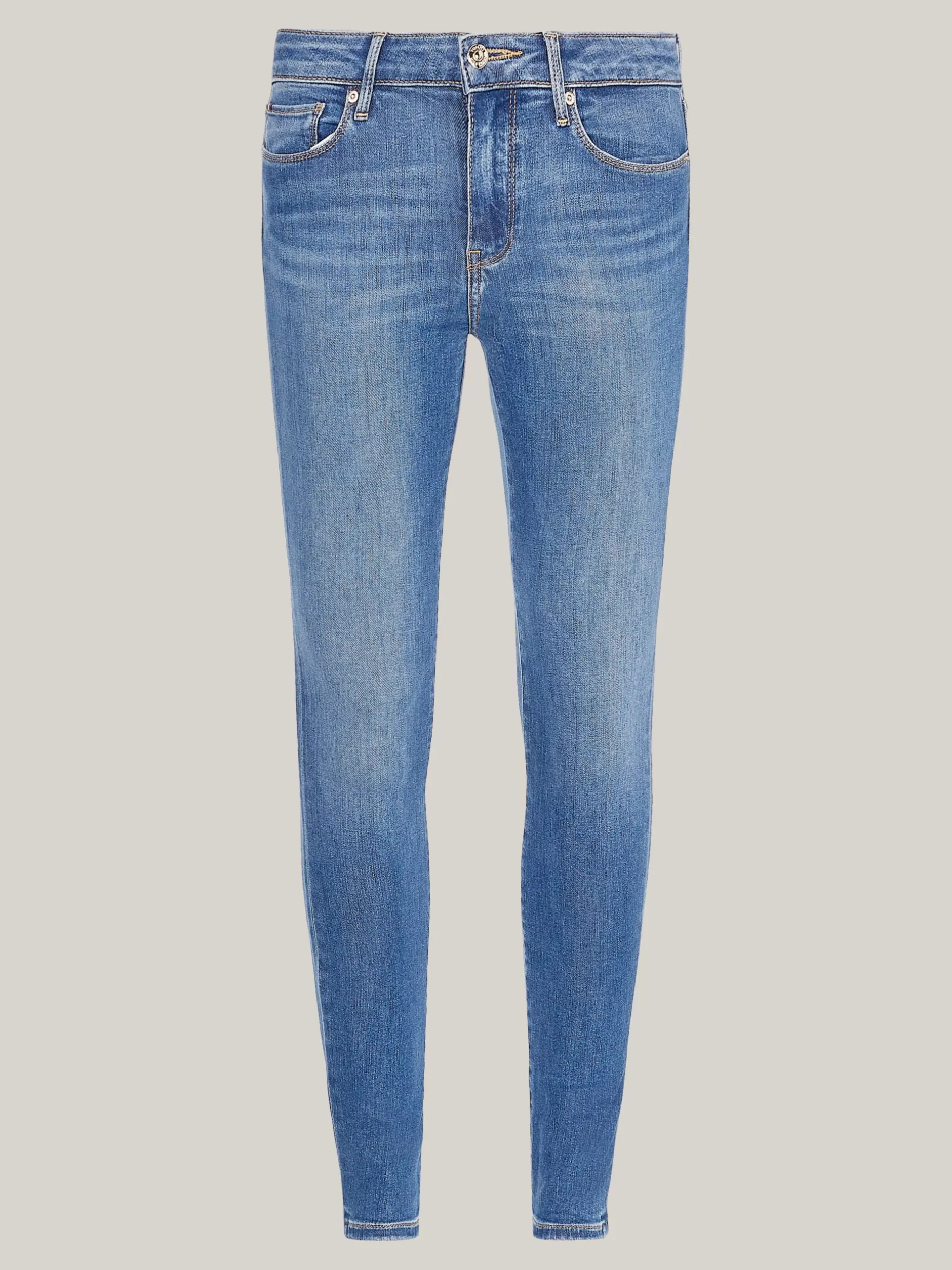 Jeansy*Tommy Hilfiger Obcisłe Jeansy Ze średnim Stanem TH Flex Como IZZY