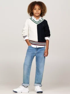 Jeansy*Tommy Hilfiger Obszerne Jeansy Z Efektem Wyblaknięcia LTUSED