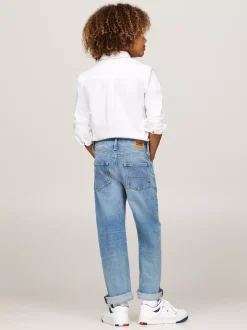 Jeansy*Tommy Hilfiger Obszerne Jeansy Z Efektem Wyblaknięcia LTUSED