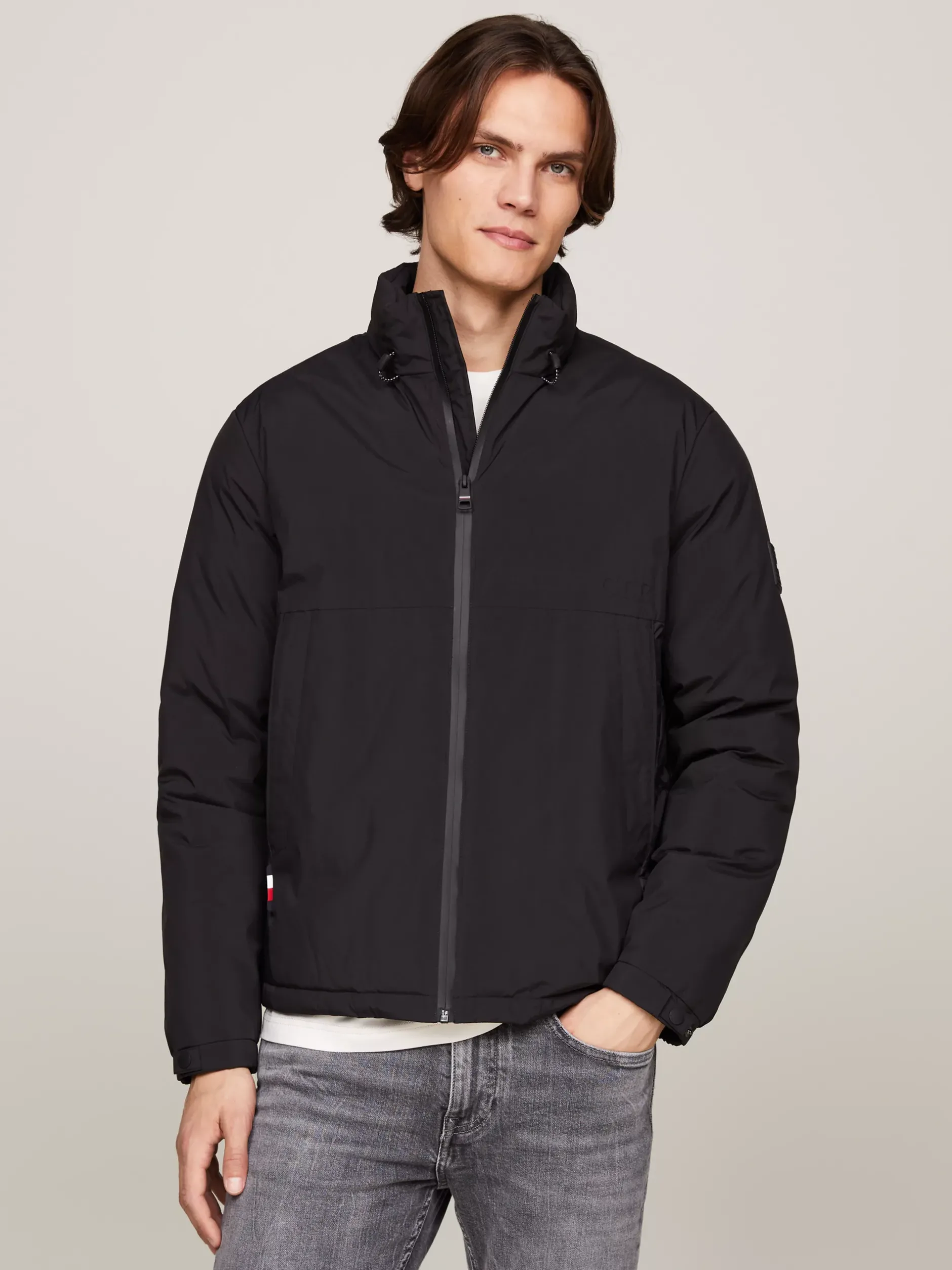 Kurtki & Płaszcze*Tommy Hilfiger Ocieplana Kurtka żeglarska TH Warm BLACK