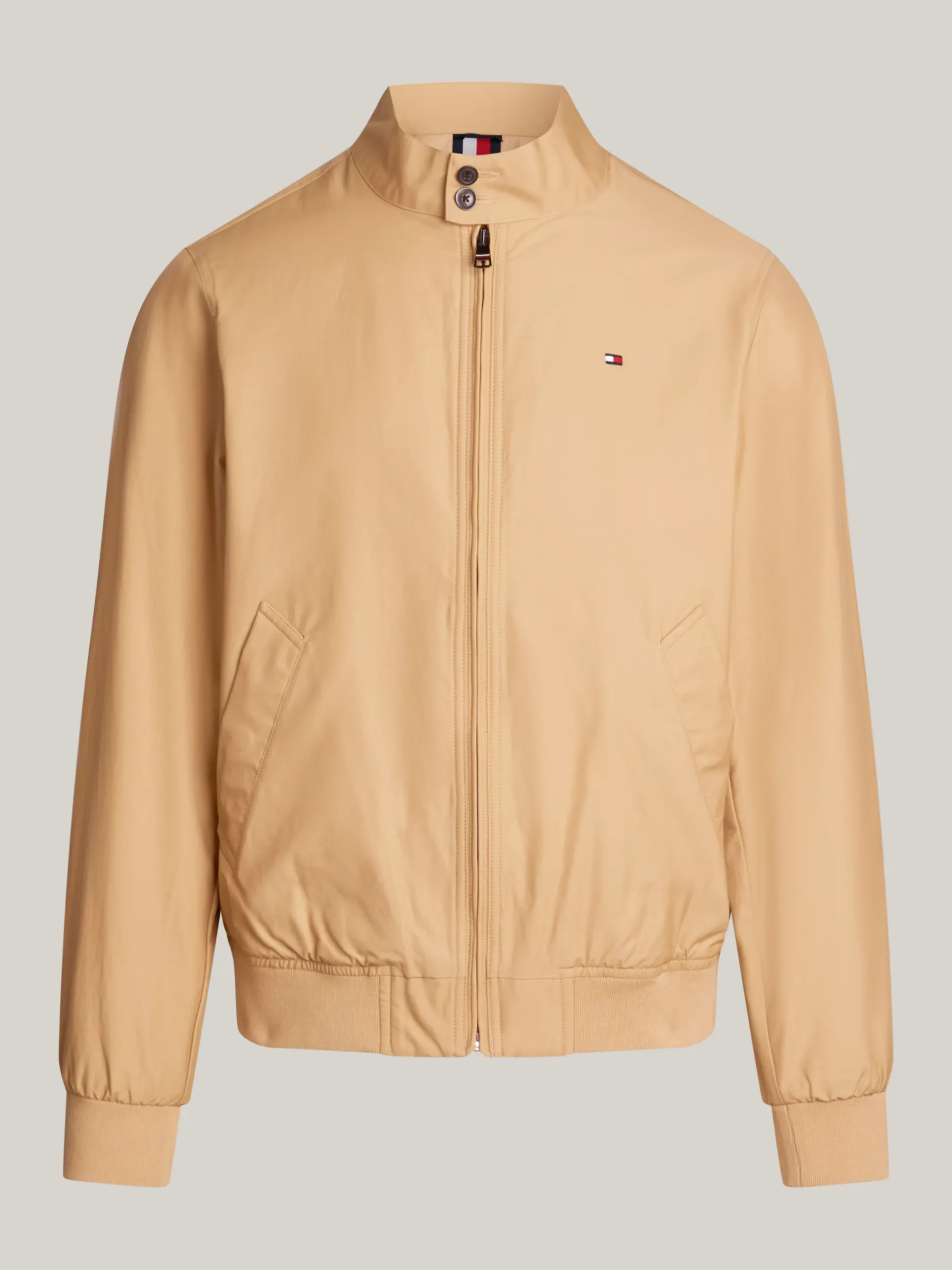 Kurtki & Płaszcze|Bomberki*Tommy Hilfiger Ocieplana Kurtka Harrington TH CLASSIC KHAKI