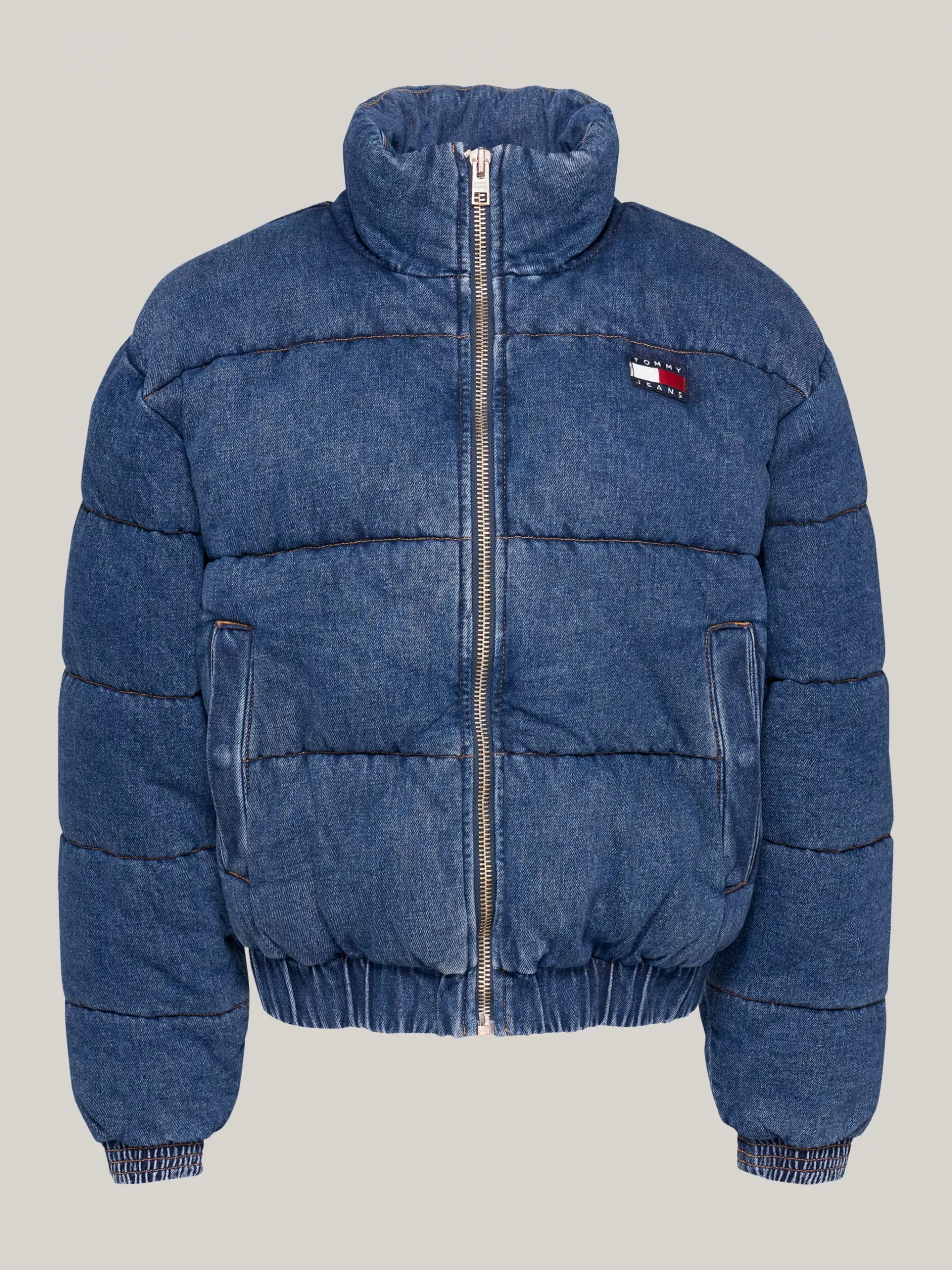 Kurtki & Płaszcze*Tommy Hilfiger Ocieplana Kurtka Jeansowa DENIM MEDIUM