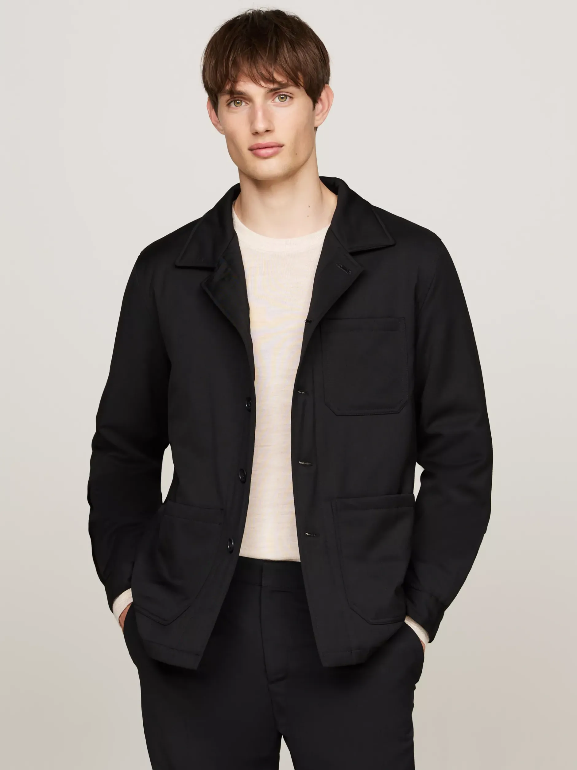 Garnitury I Kostiumy|Kurtki & Płaszcze*Tommy Hilfiger Ocieplana Kurtka W Utylitarnym Stylu BLACK