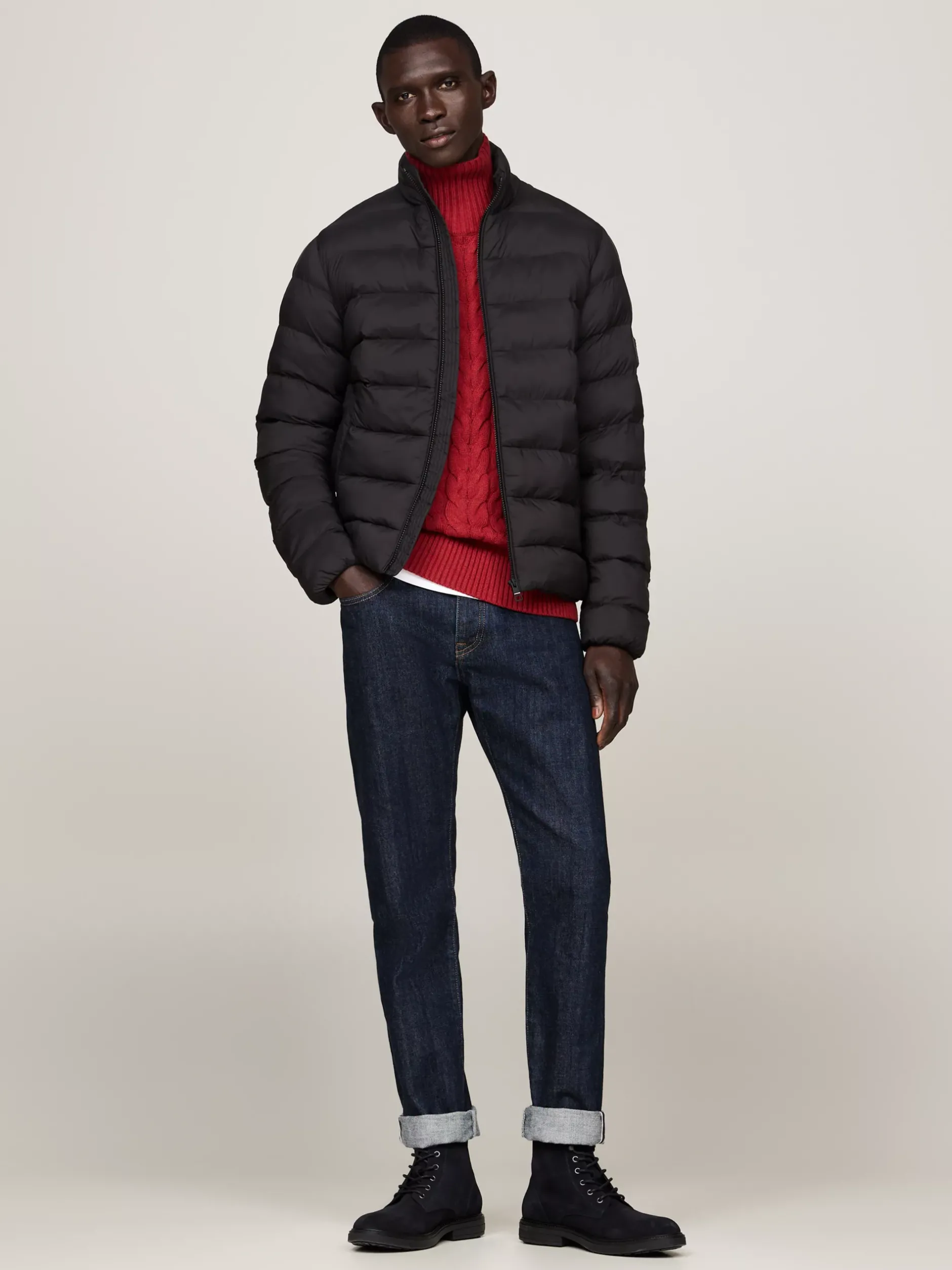 Kurtki & Płaszcze*Tommy Hilfiger Ocieplana Kurtka Z Termoizolacją BLACK