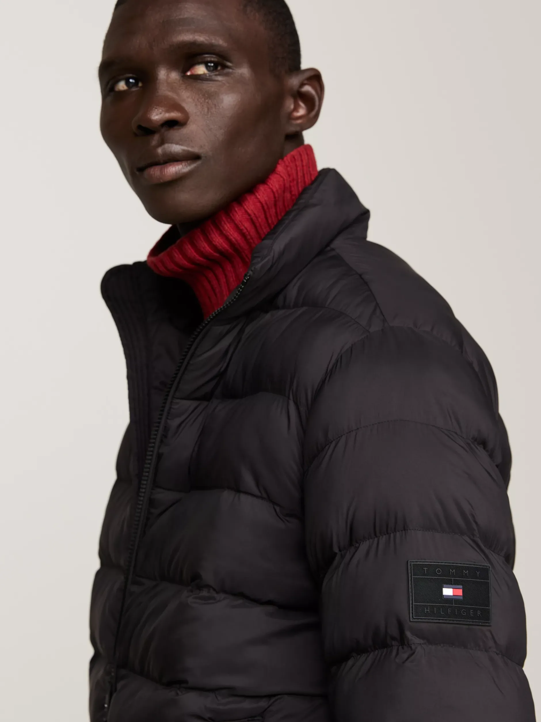 Kurtki & Płaszcze*Tommy Hilfiger Ocieplana Kurtka Z Termoizolacją BLACK
