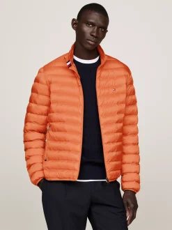 Kurtki & Płaszcze*Tommy Hilfiger Ocieplana Nieprzemakalna Kurtka BONFIRE ORANGE