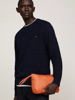 Kurtki & Płaszcze*Tommy Hilfiger Ocieplana Nieprzemakalna Kurtka BONFIRE ORANGE