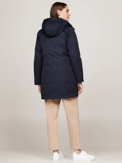 Kurtki & Płaszcze*Tommy Hilfiger Ocieplana Parka Z Kapturem DESERT SKY