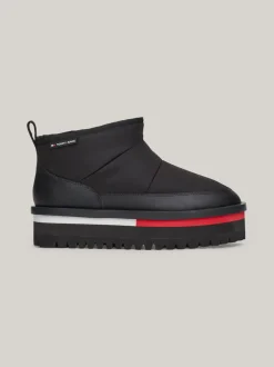Botki Do Kostki|Botki*Tommy Hilfiger Ocieplane Buty Do Kostki Z Protektorem BLACK