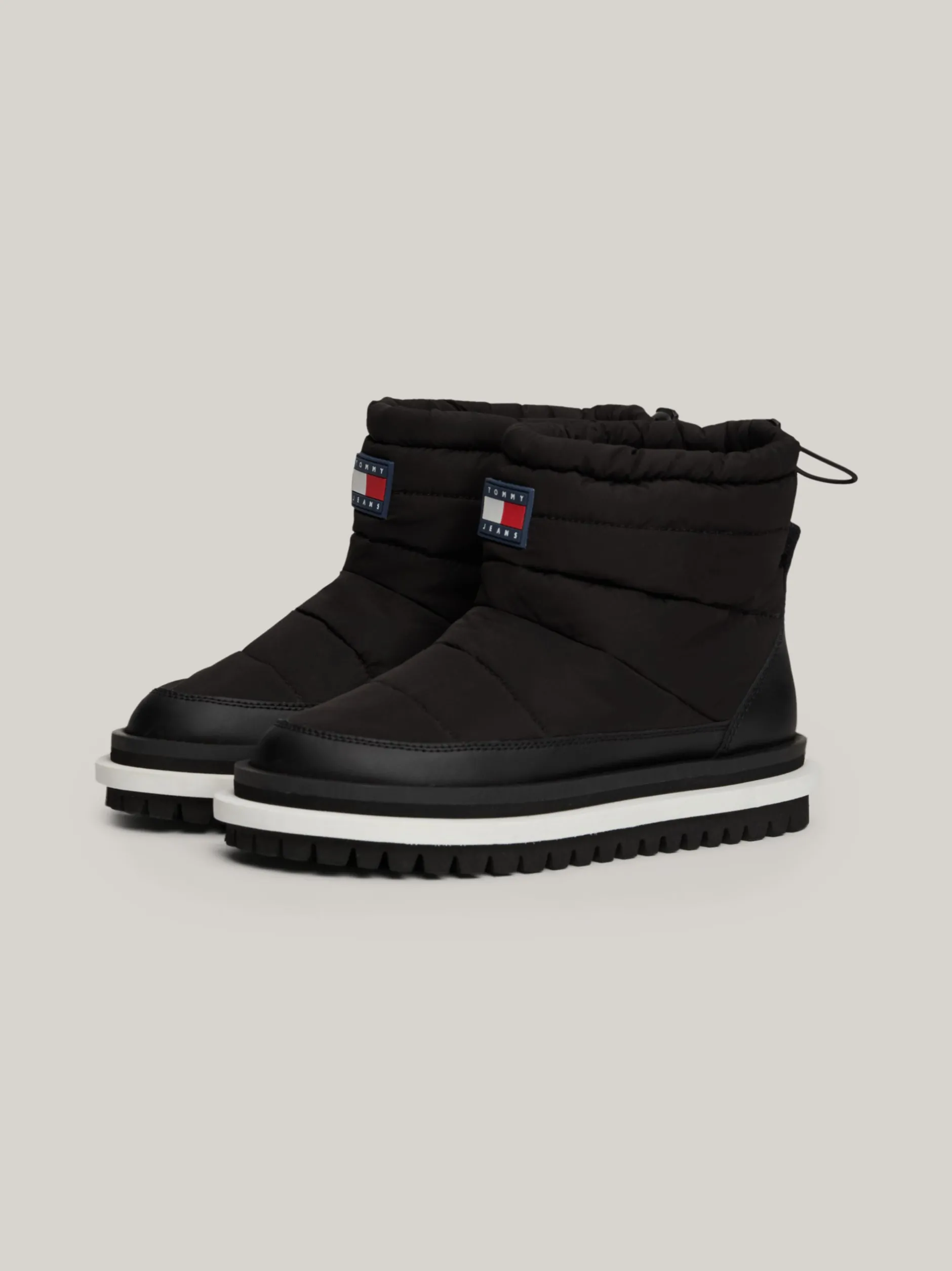 Botki Do Kostki|Botki*Tommy Hilfiger Ocieplane Buty Do Kostki Z Protektorem BLACK
